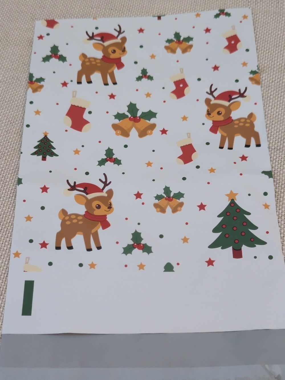 25 6 X 9 Christmas Reindeer Polymailer